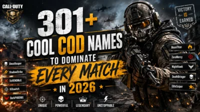 301+ cool COD names for dominating every match in 2026 with a tactical gaming theme