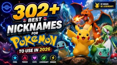 302+ best Pokémon nicknames for 2026 featuring Pikachu, Charizard, Gengar, and more
