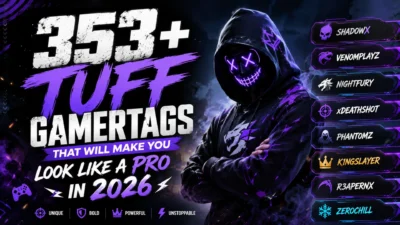 353+ tuff gamertags for 2026 featuring bold, powerful, and pro-style gaming names