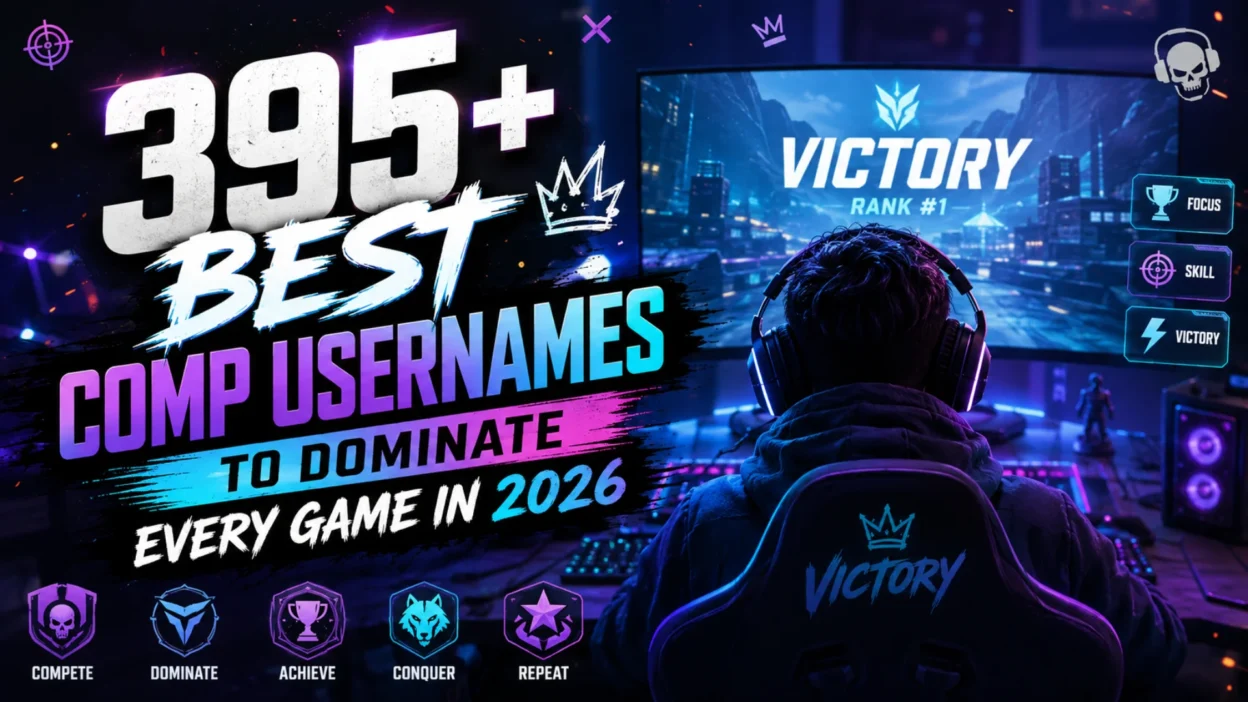 395+ best comp usernames for competitive gamers looking to dominate every game in 2026