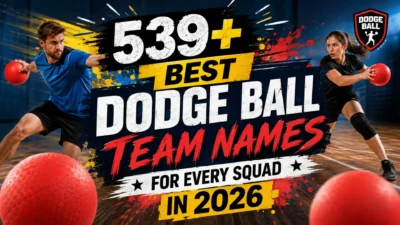 539+ best dodge ball team names for every squad in 2026 with players and dodgeballs