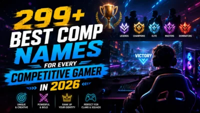 299+ best comp names for competitive gamers in 2026 with bold, unique, and powerful gaming name ideas.