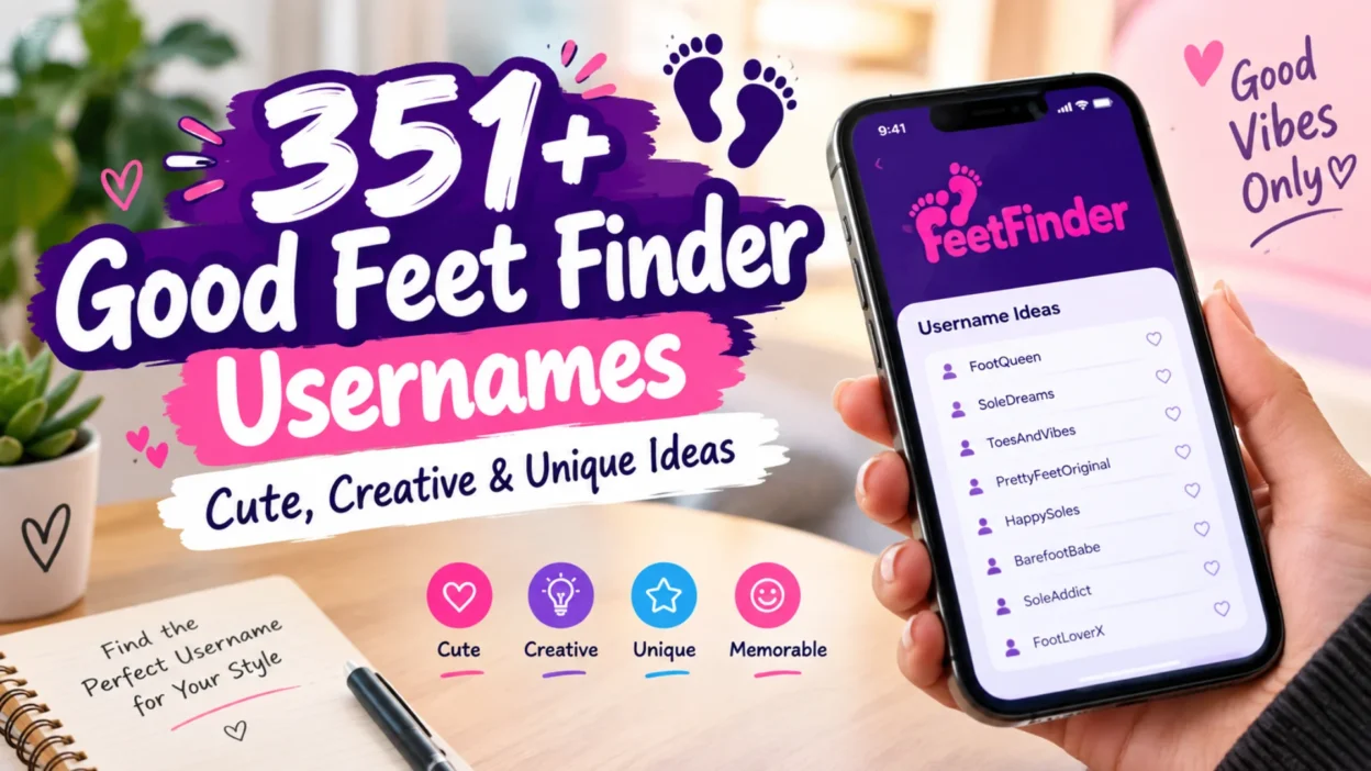 351+ good Feet Finder usernames with cute, creative, and unique username ideas