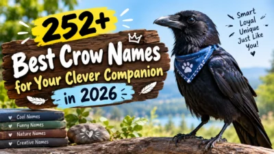 252+ best crow names for a clever companion in 2026