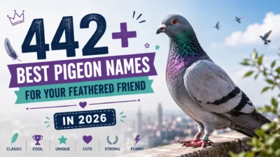 442+ best pigeon names for your feathered friend in 2026 with a beautiful pigeon